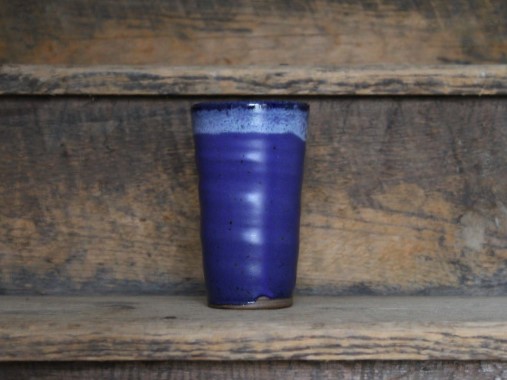 Luka Blue Tumbler w/ Frosted Rim